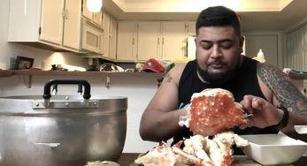 吃帝王蟹视频,一探海鲜盛宴的极致美味