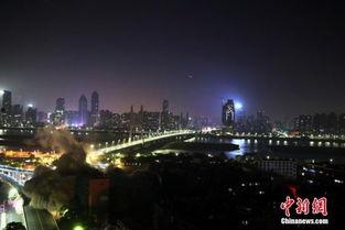 世界最高楼爆破视频